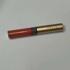 Mally High Shine Liquid Lipstick Lip Gloss Peach Sorbet Travel .09 oz 2.5g New